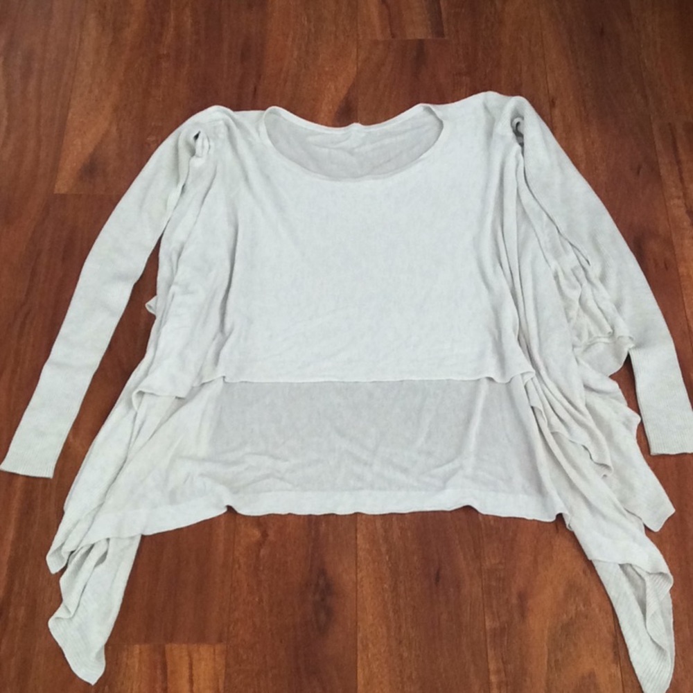 Lululemon drape shawl sweater